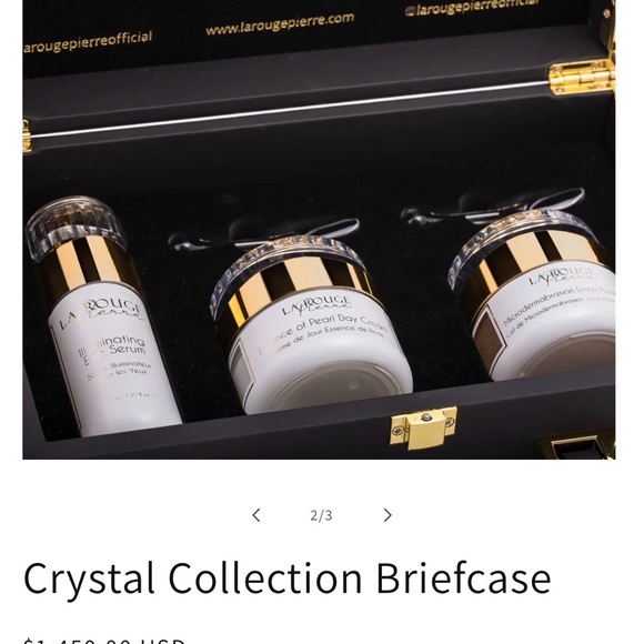 La Rouge Pierre Luxury Skincare Set in Black and Gold - Picture 6 of 6